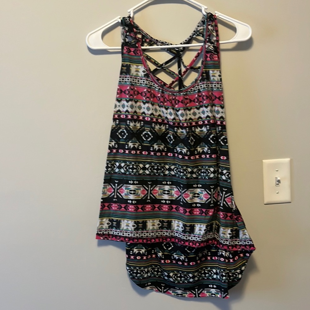 Aztec print  tank top